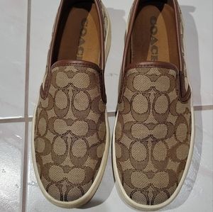 Coach slip ons